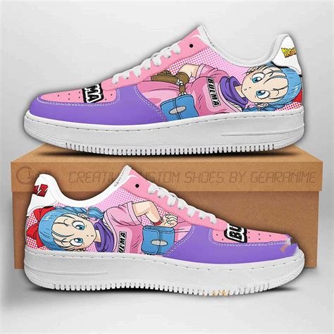 nike dragonball schuhe bulma|Bulma Dragon Ball Z Anime Nike Air Force Shoes .